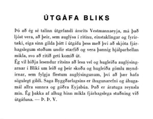 Útgáfa Bliks 1976.jpg