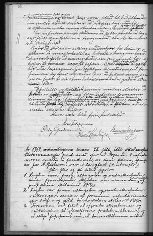 Gjörðabók fyrir skólanefndina í Vestmannaeyja skólahéraði 1909-1932 69.jpg