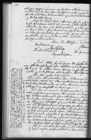 Gjörðabók fyrir skólanefndina í Vestmannaeyja skólahéraði 1909-1932 113.jpg