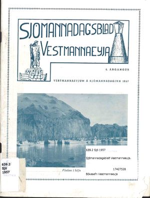 Sjómannadagsblað Vestmannaeyja 1957 Forsíða.jpg