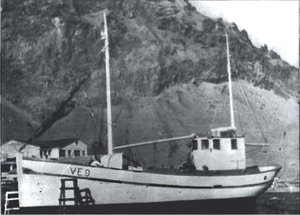 Gæfa VE 9. 23 tonn, smíðuð í Svíþjóð 1934.png