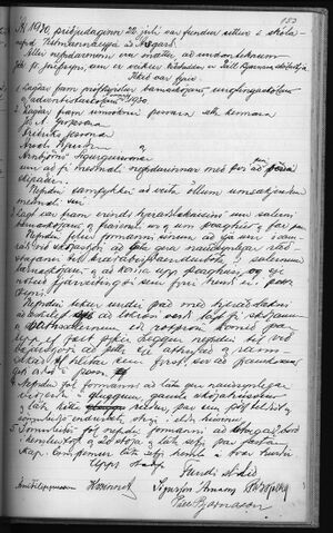 Gjörðabók fyrir skólanefndina í Vestmannaeyja skólahéraði 1909-1932 158.jpg