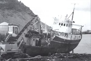 Frár brytjaður í brotajárn Sdbl. 2007.jpg