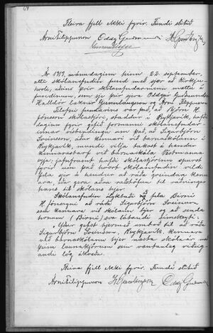 Gjörðabók fyrir skólanefndina í Vestmannaeyja skólahéraði 1909-1932 71.jpg