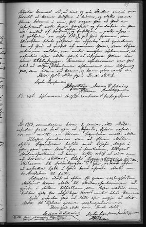 Gjörðabók fyrir skólanefndina í Vestmannaeyja skólahéraði 1909-1932 36.jpg