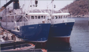 Kandwindwi og Ndunduma við bryggju í Malaví.png